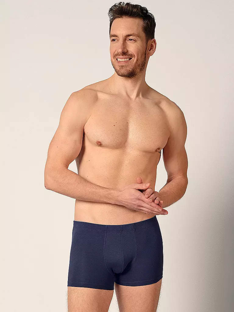 HUBER | Calzoncillos paquete de 3 azul negro selección | Azul