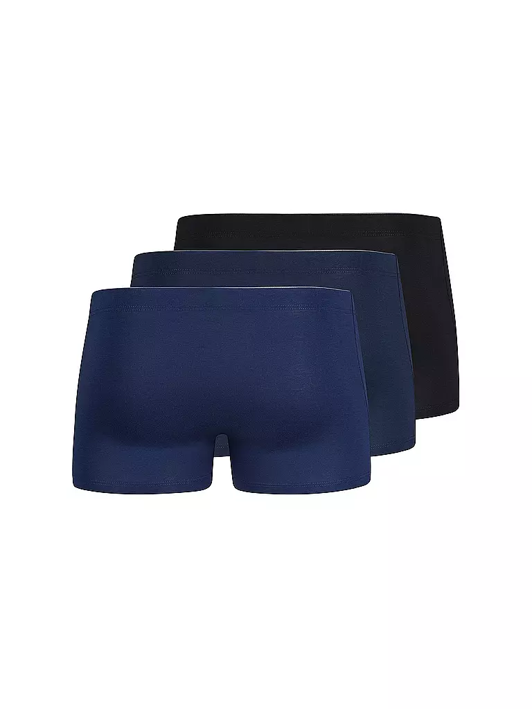 HUBER | Calzoncillos paquete de 3 azul negro selección | Azul