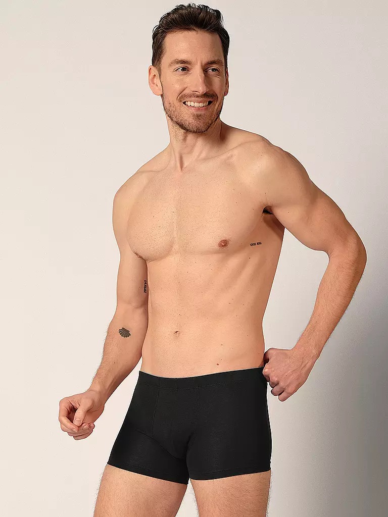 HUBER | Calzoncillos paquete de 3 azul negro selección | Azul