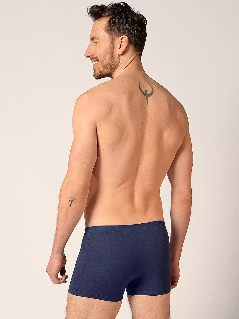 HUBER | Calzoncillos paquete de 3 azul negro selección | Azul