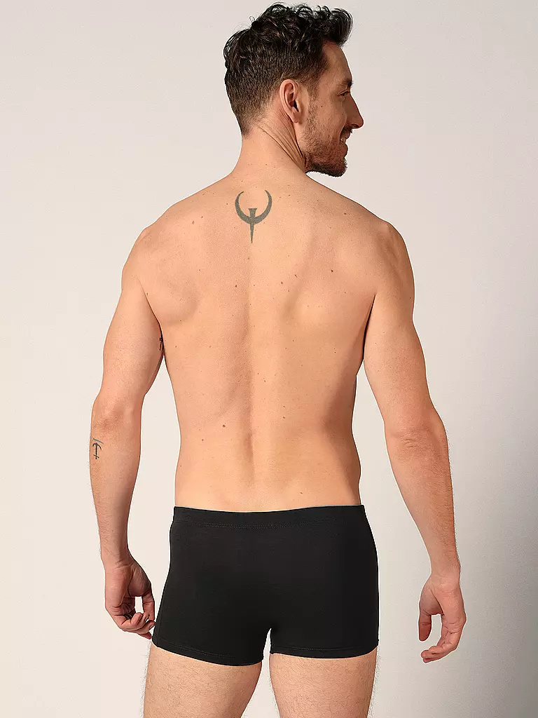 HUBER | Calzoncillos paquete de 3 azul negro selección | Azul