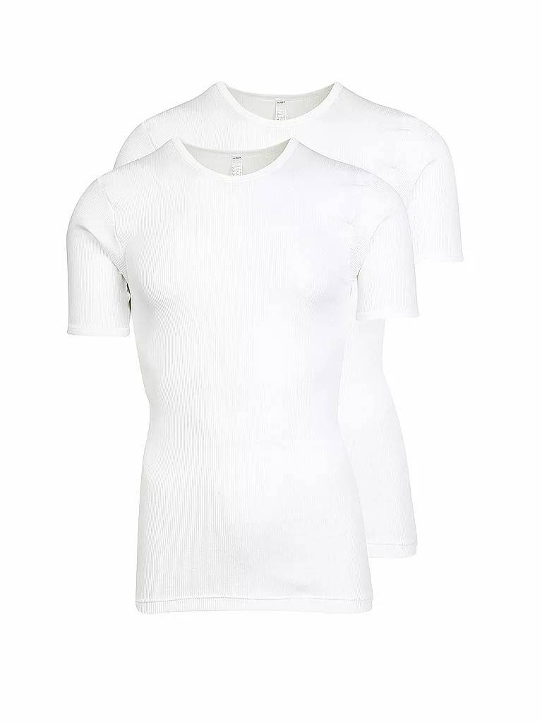 HUBER | Camiseta, paquete de 2 | Blanco