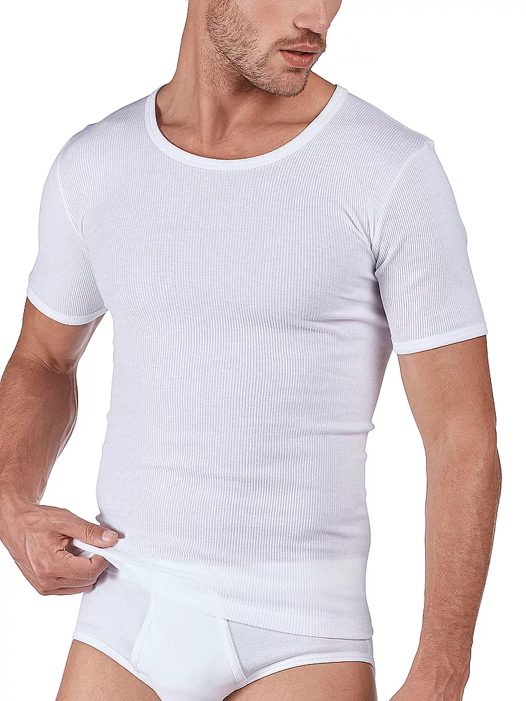 HUBER | Camiseta, paquete de 2 | Blanco