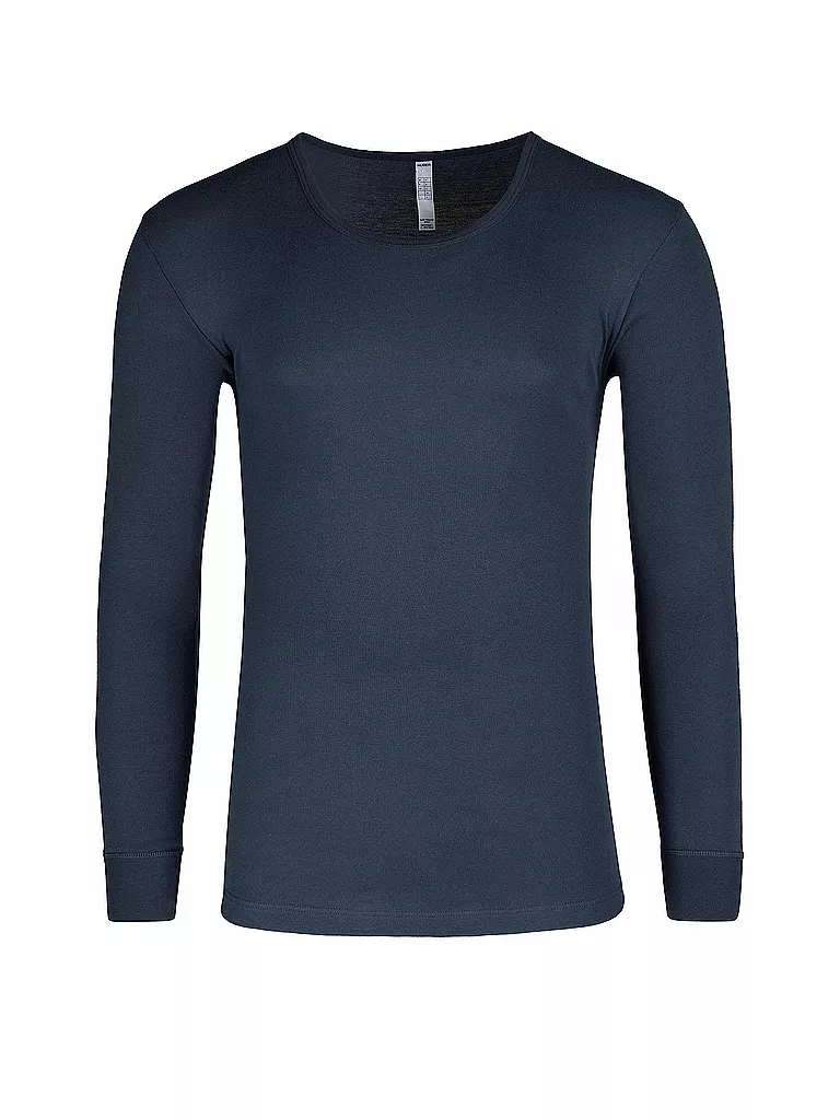 HUBER | Camiseta de manga larga "Comfort" (Marina) | Azul