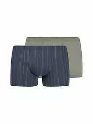 HUBER | Pants 2er Pkg. almost stripeslection | Azul oscuro