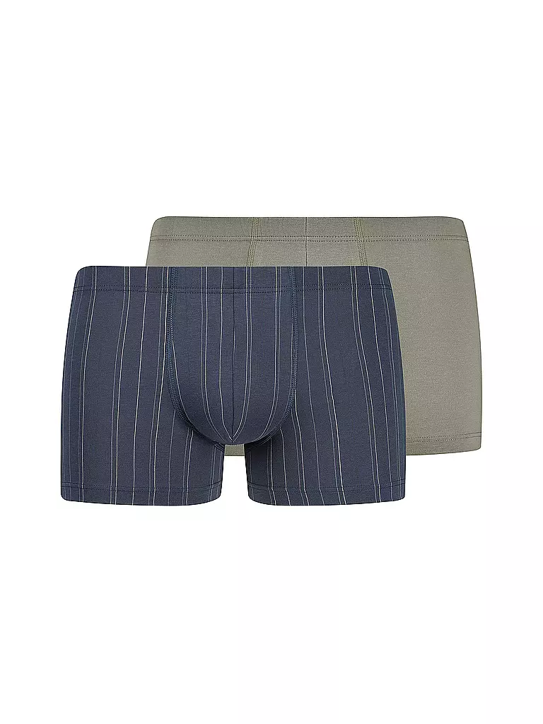 HUBER | Pants 2er Pkg. almost stripeslection | Azul oscuro
