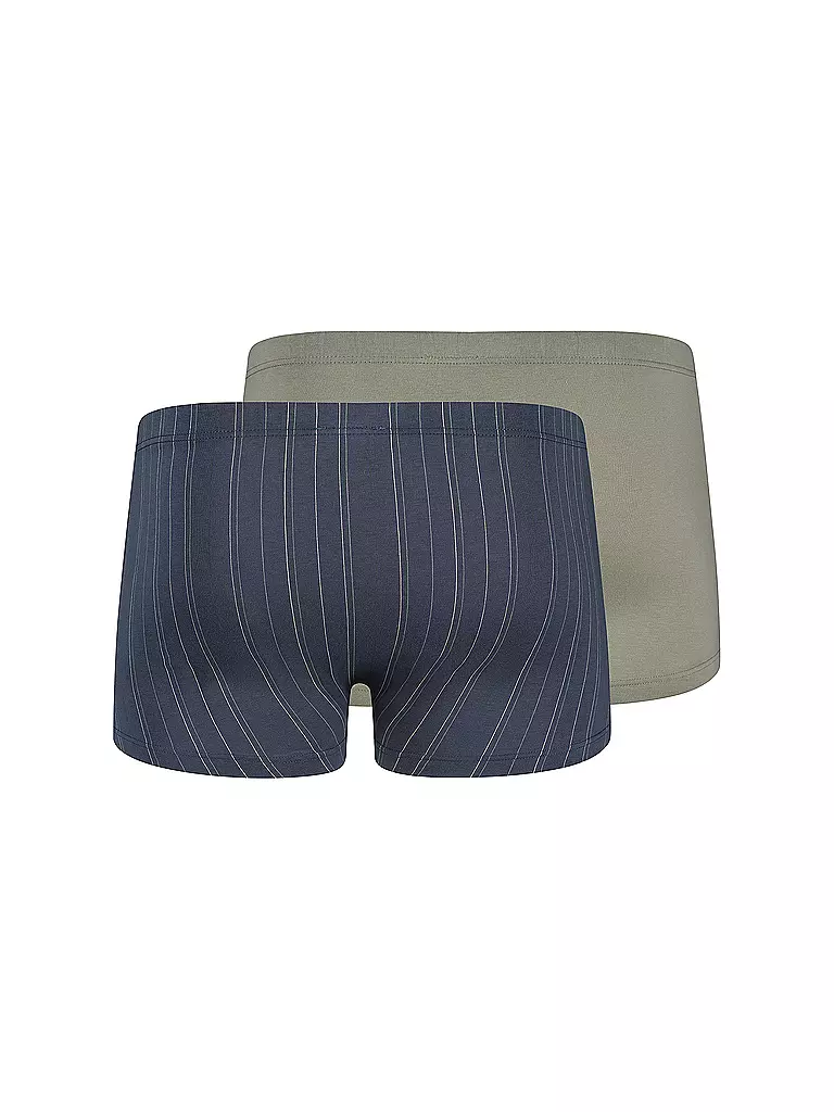HUBER | Pants 2er Pkg. almost stripeslection | Azul oscuro