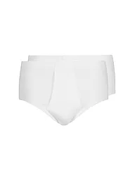 HUBER | Slip "Duo Line" Paquete doble (Blanco) | Blanco