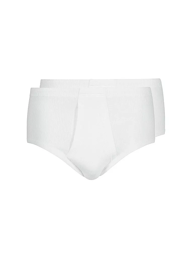 HUBER | Slip "Duo Line" Paquete doble (Blanco) | Blanco