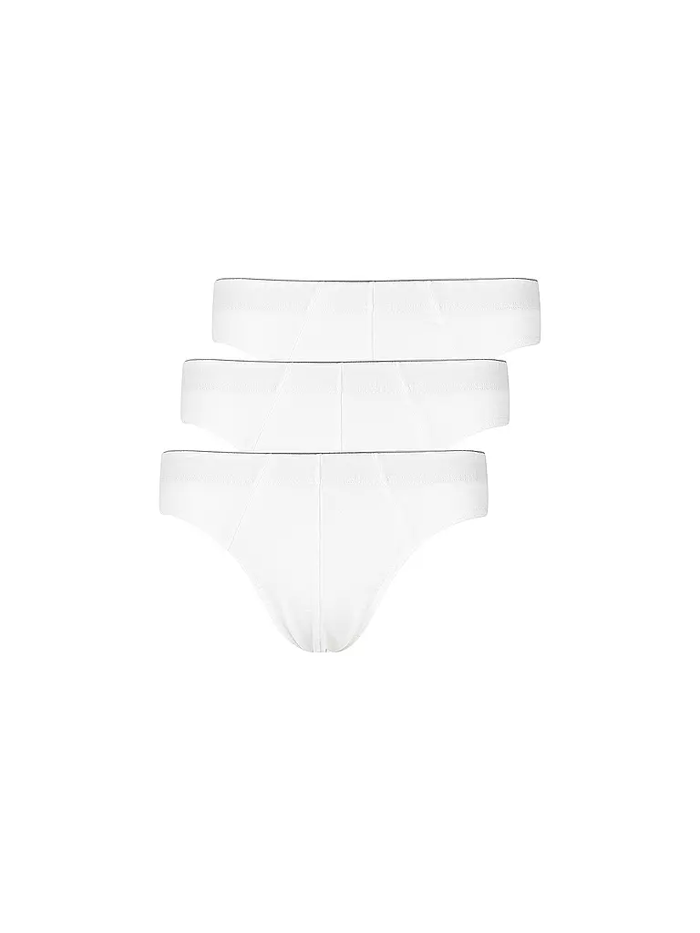 HUBER | Slip Paquete de 3 Just Comfort Blanco | Blanco