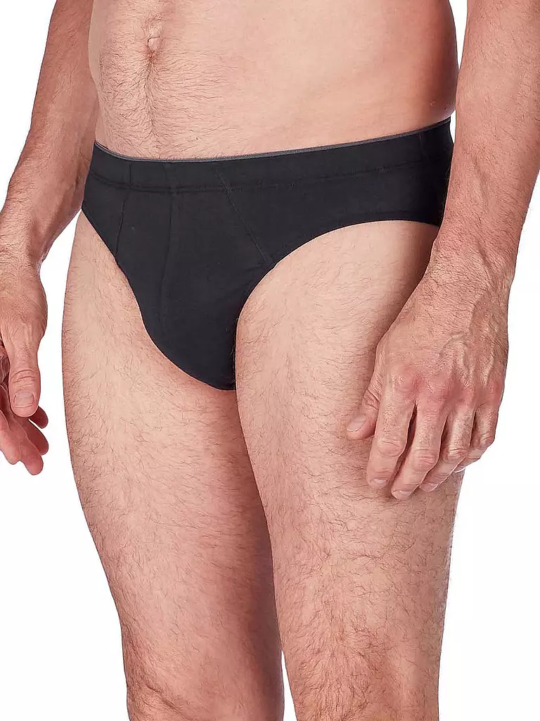 HUBER | Slip Paquete de 3 Just Comfort Negro | Negro