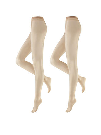 HUDSON | Medias SIMPLY SHINE 15, paquete de 2, color piel