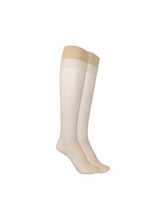 HUDSON | Calcetines hasta la rodilla Paquete de 2 SIMPLY 20 color piel