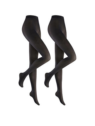 HUDSON | Medias finas SIMPLY 40, paquete de 2, negro