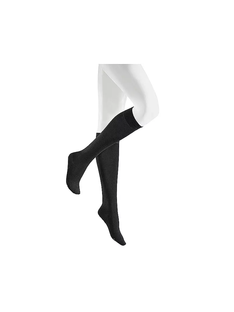HUDSON | Calcetines altos | Negro