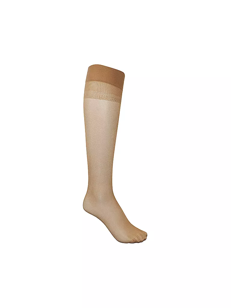 HUDSON | Calcetines hasta la rodilla GLAMOUR 20 DEN maquillaje | Marrón claro