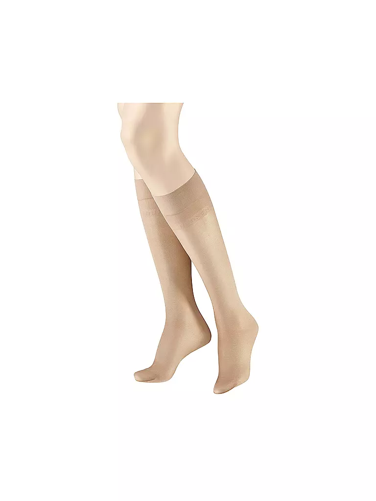 HUDSON | Calcetines hasta la rodilla GLAMOUR teint | Beige