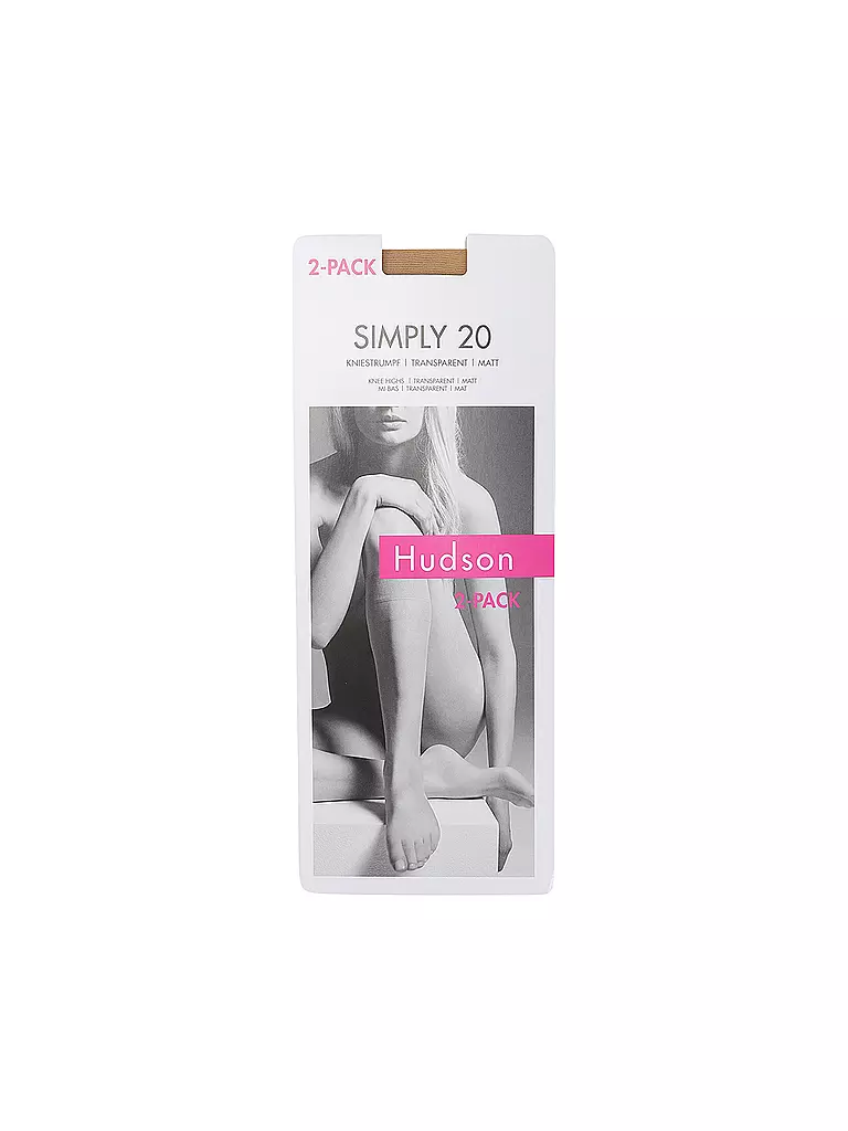 HUDSON | Calcetines hasta la rodilla Pkg de 2 SIMPLY 20 skin |
