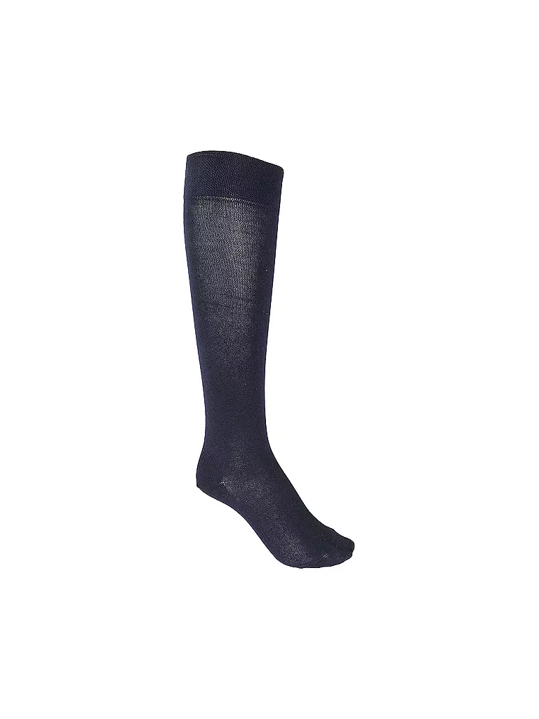 HUDSON | Calcetines hasta la rodilla RELAX COTTON marino | Azul oscuro