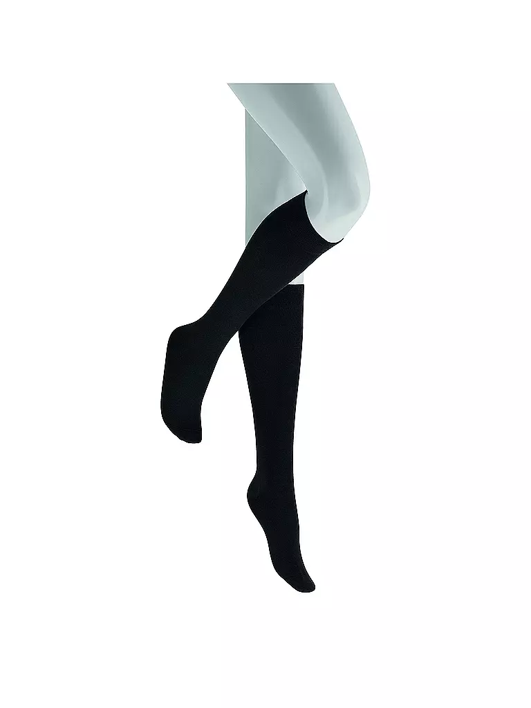 HUDSON | Calcetines hasta la rodilla | Negro