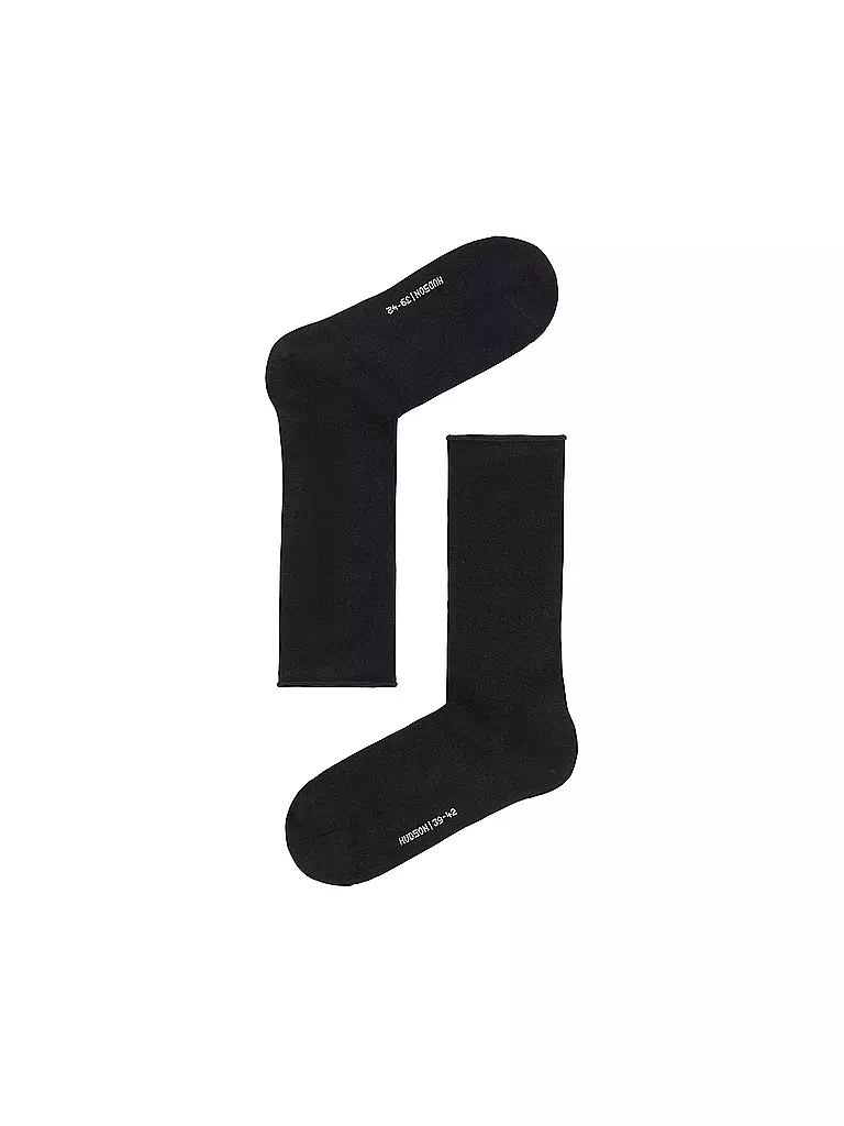 HUDSON | Calcetines RELAX FINE negro | 