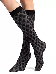 HUDSON | Kniestrümpfe SPIRIT LINE | Negro