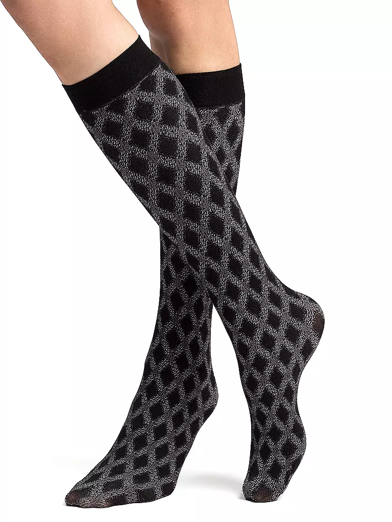 HUDSON | Kniestrümpfe SPIRIT LINE | Negro