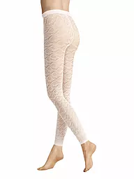 HUDSON | Leggins GRAPHIC CROCHET 40DEN blanco | Blanco