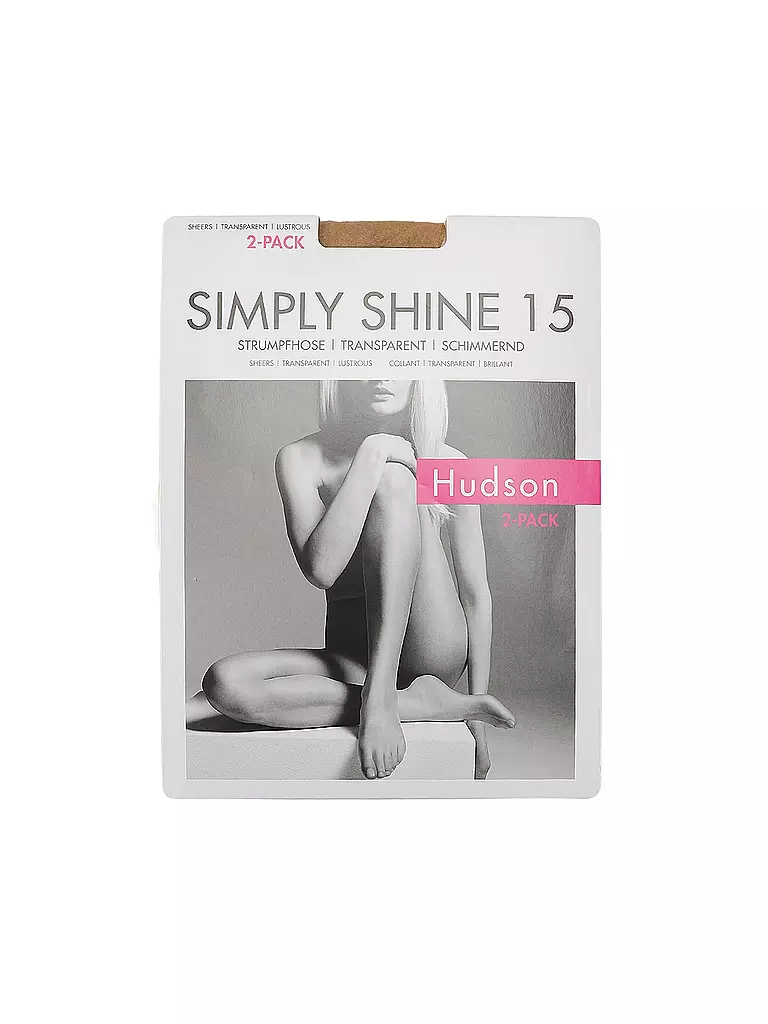 HUDSON | Medias Paquete de 2 SIMPLY SINE 15 DEN cashmere | Beige