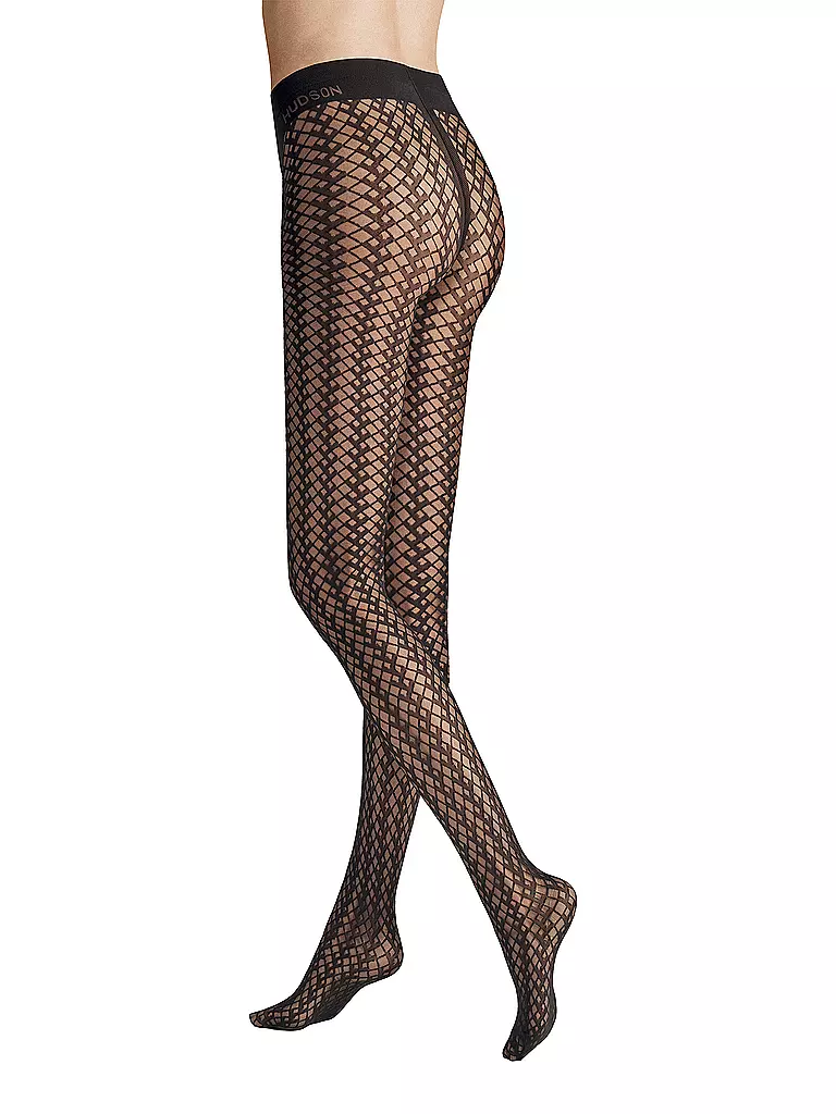 HUDSON | Modestrumpfhose GRILLE 40 DEN black | Negro