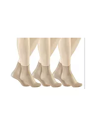 HUDSON | Söckchen 3-er Pkg. Simply 20 Skin | Beige
