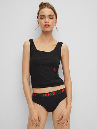 HUGO | String SPORTY LOGO negro