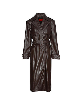 HUGO | Abrigo de imitación de cuero MALITTE-1