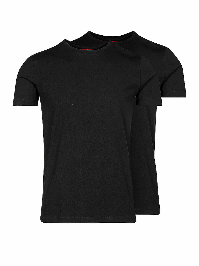 HUGO Camiseta Paquete de 2 negro | L