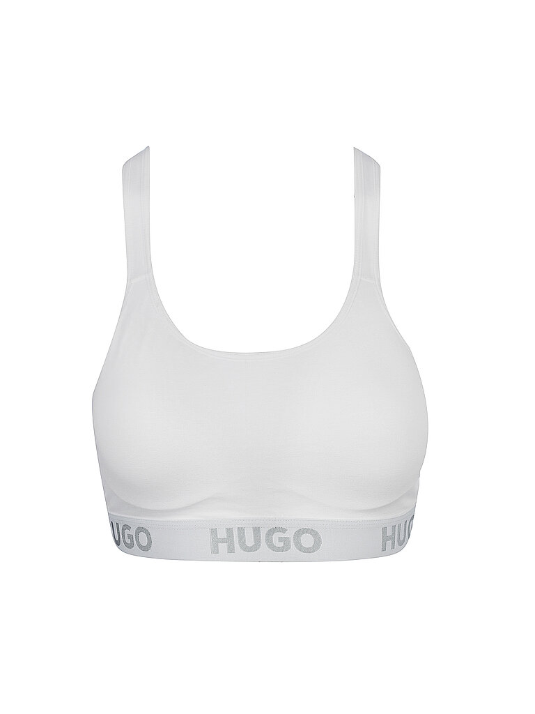 Hugo Bustier SPORTY LOGO blanco blanco S