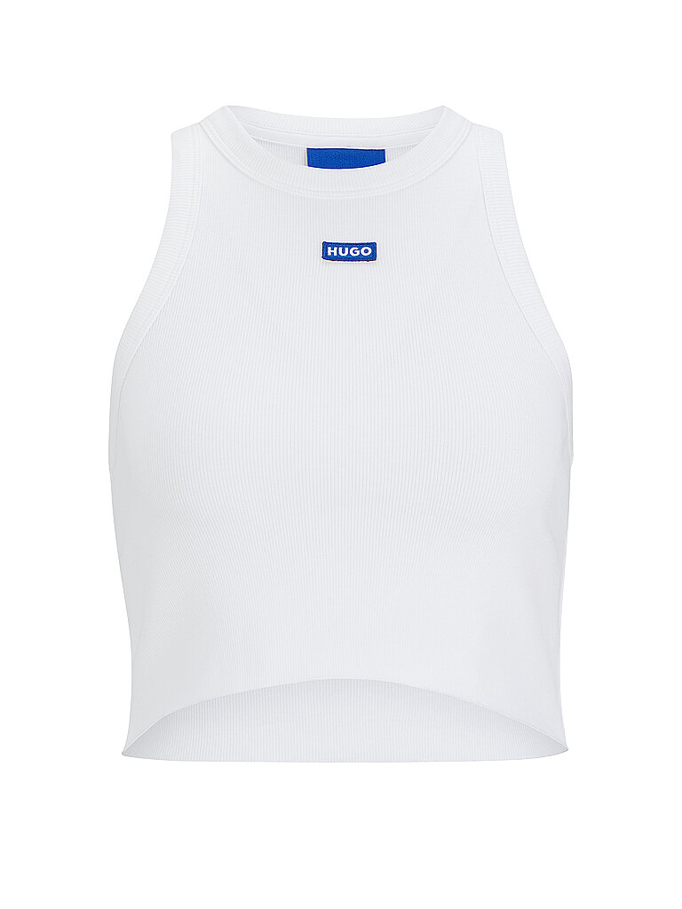Hugo Top Cropped Fit blanco XL
