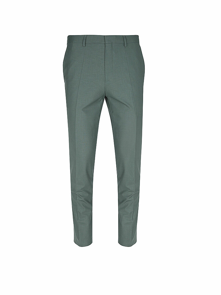 HUGO Pantalón de traje Extra Slim Fit verde