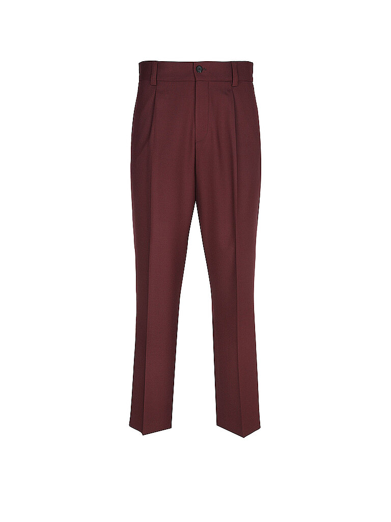 Hugo Pantalón de traje FLIPS rojo oscuro 52