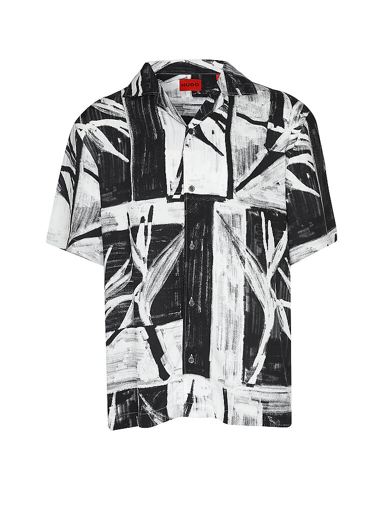 HUGO Camisa holgada EXOLINO negro