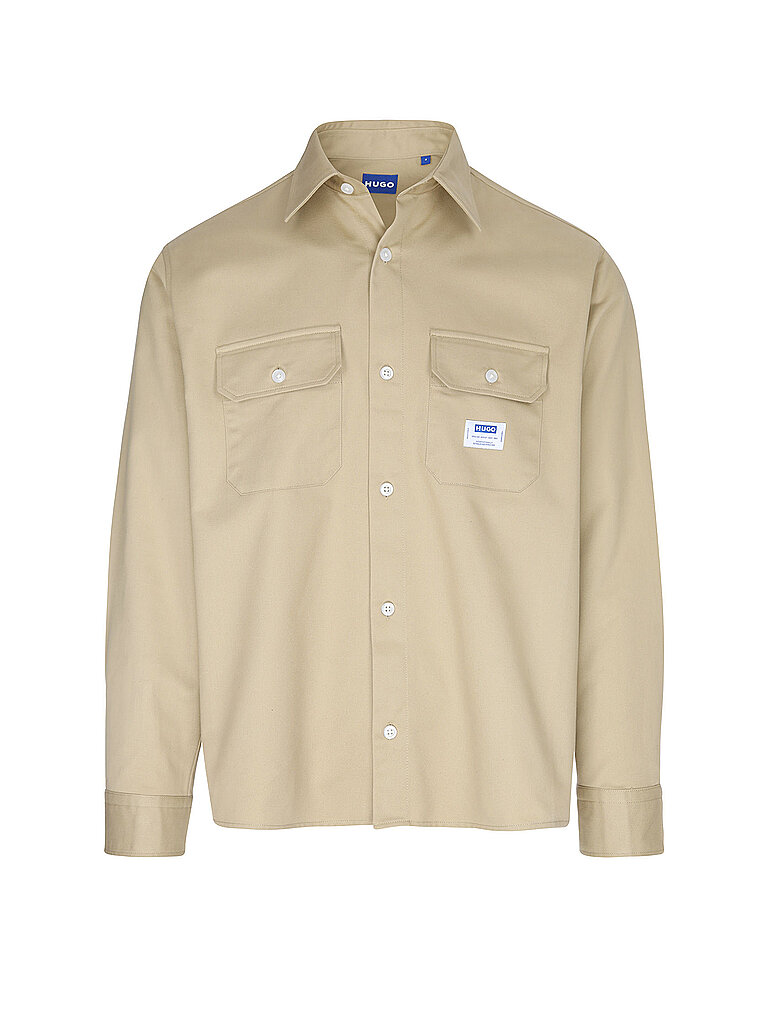 HUGO Overshirt EKYNONE_1 beige