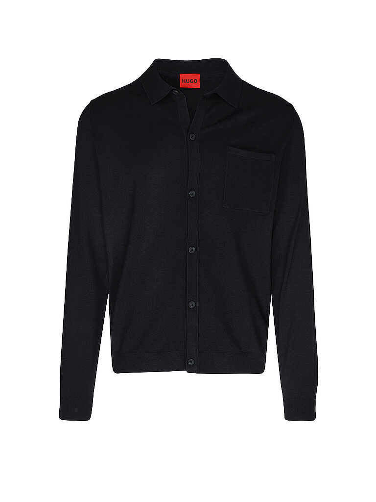 HUGO Overshirt SAN JORDAN azul oscuro
