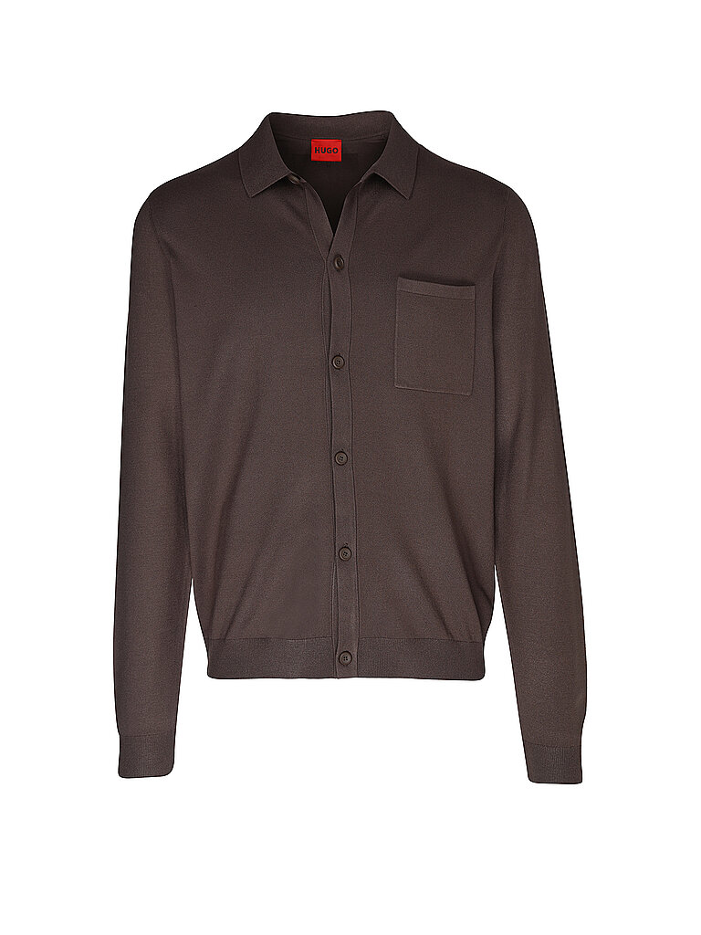 HUGO Overshirt SAN JORDAN marrón