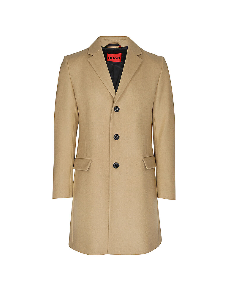 HUGO Abrigo de lana MIGOR2641 beige