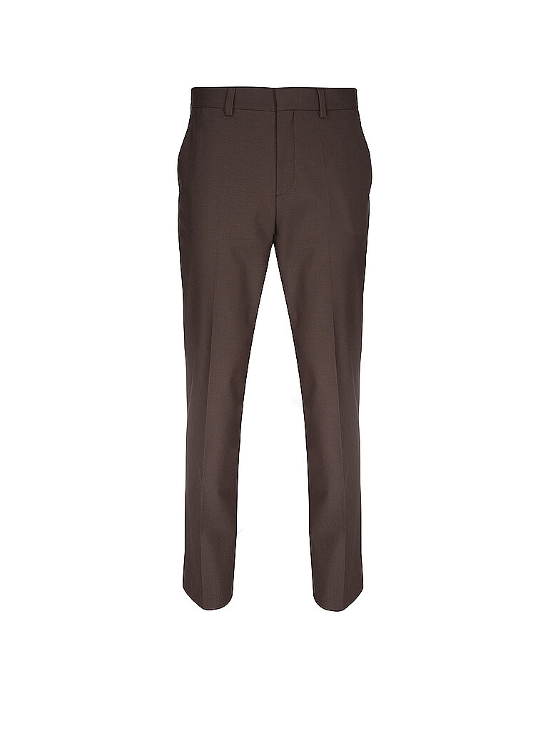 HUGO Pantalón de traje Modern Fit TOM marrón