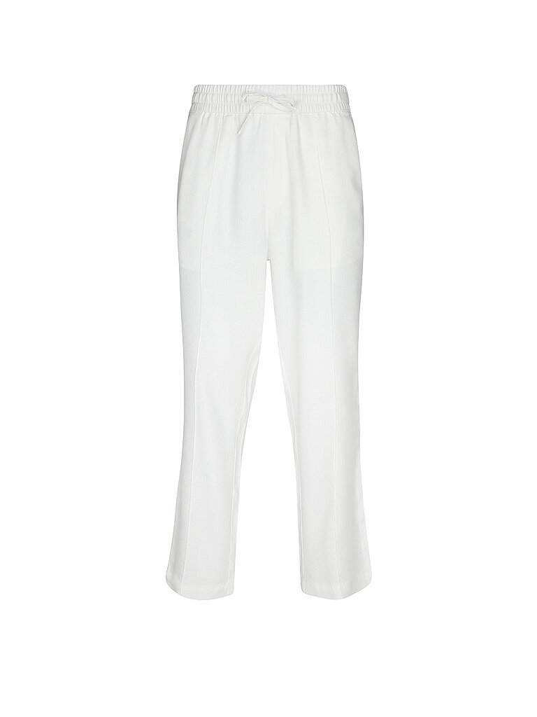Hugo Pantalones de lino CINO262FW crema XXL
