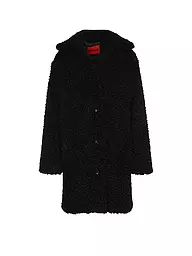 HUGO | Abrigo de efecto piel MIMINA-1 | Negro