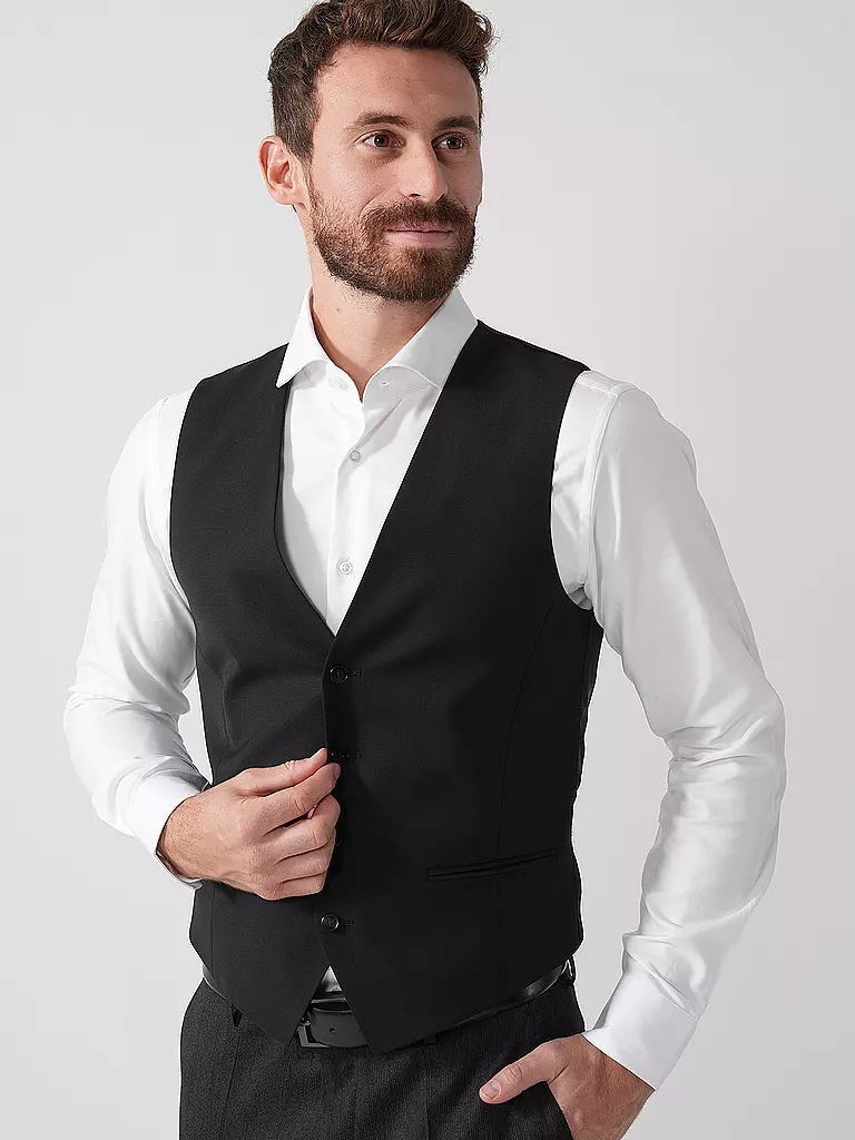 HUGO | Anzugweste VINM204 | Negro