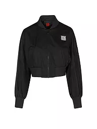 HUGO | Blouson Cropped Fit ASULANA | Negro