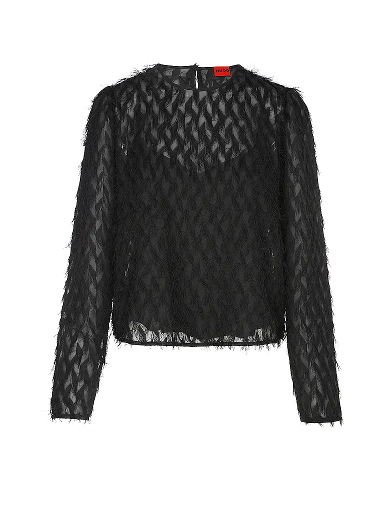 HUGO | Blusón CUSANI-1 | Negro