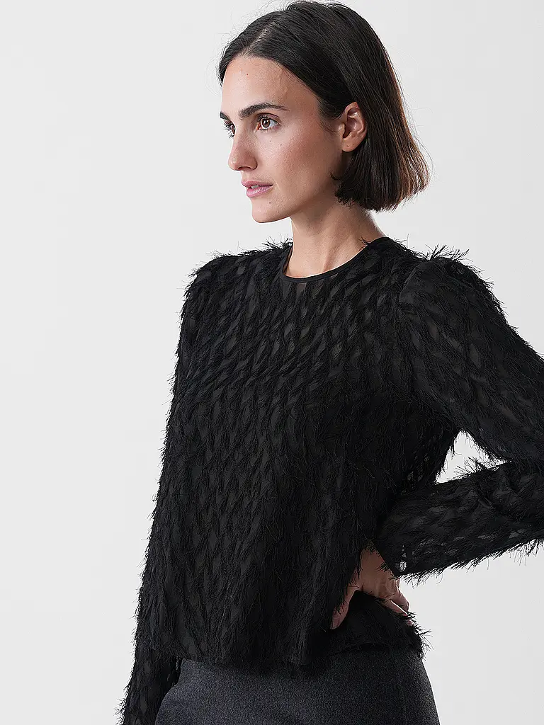 HUGO | Blusón CUSANI-1 | Negro